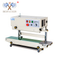 Bespacker FR-880LW CE certified high quality Industrial continuous band sealer vertical style sealing machine